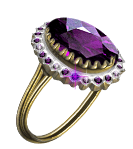 an amethyst ring